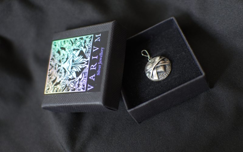 Tied Heart - Handmade Sterling Silver Heart Pendant UK Hallmark
