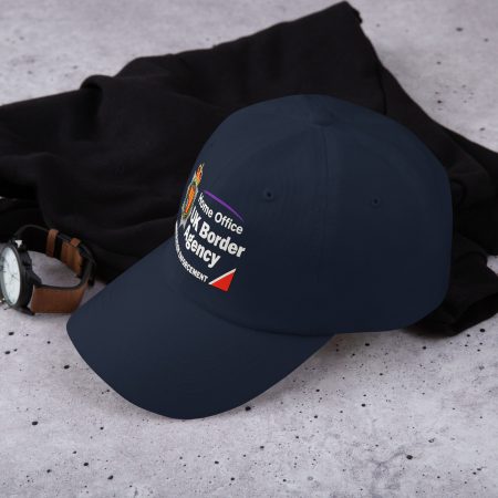 British Border Enforcement Parody Navy Cotton Baseball Cap