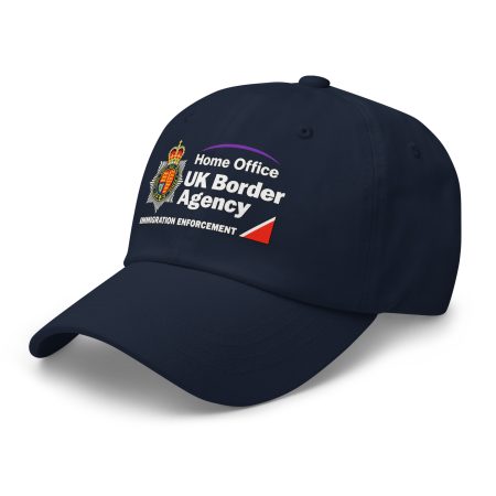 British Border Enforcement Parody Navy Cotton Baseball Cap