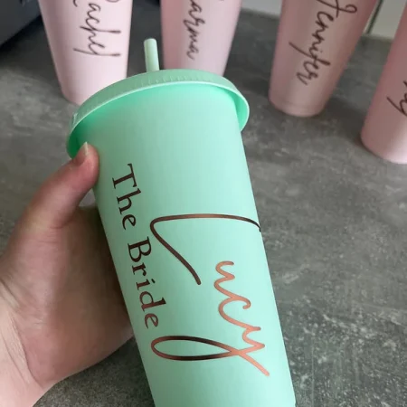 Personalised 24oz Cold Cup – Custom Wedding & Business Tumbler