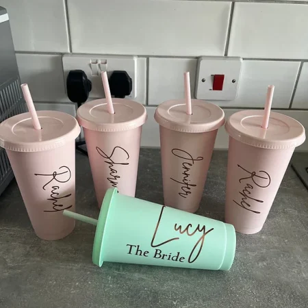 Personalised 24oz Cold Cup – Custom Wedding & Business Tumbler