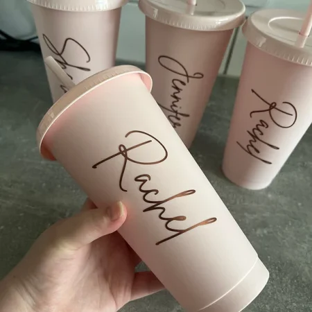 Personalised 24oz Cold Cup – Custom Wedding & Business Tumbler