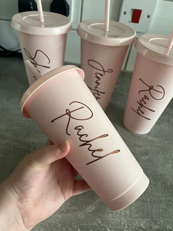 Personalised 24oz Cold Cup – Custom Wedding & Business Tumbler