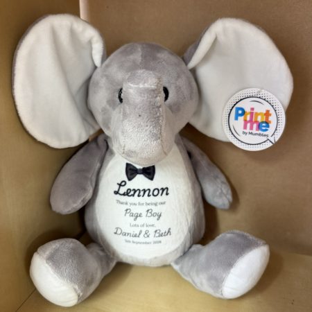 Personalised Printed Soft Toy – Flower Girl & Page Boy Wedding Gift