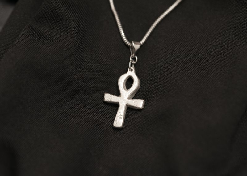 Sterling Silver Ankh Pendant Ancient Egyptian Life Symbol UK Hallmark