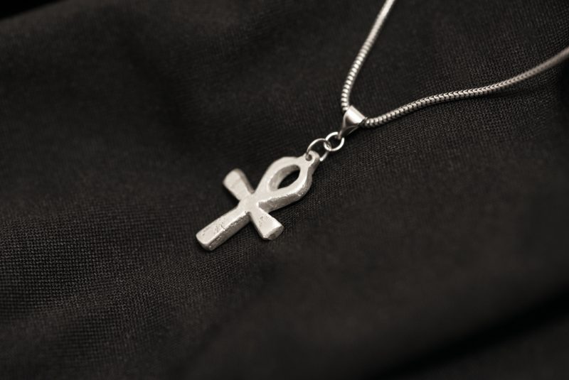 Sterling Silver Ankh Pendant Ancient Egyptian Life Symbol UK Hallmark