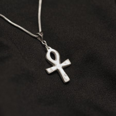 Sterling Silver Ankh Pendant Ancient Egyptian Life Symbol UK Hallmark