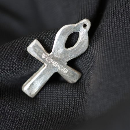 Sterling Silver Ankh Pendant Ancient Egyptian Life Symbol UK Hallmark