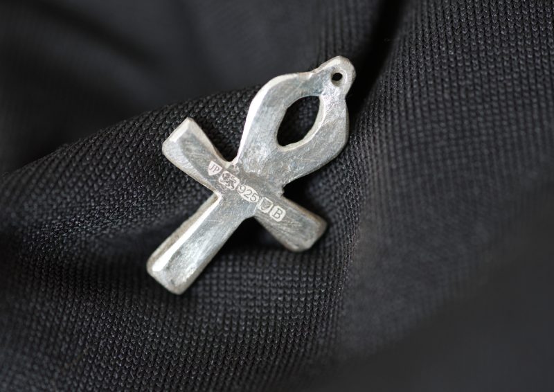 Sterling Silver Ankh Pendant Ancient Egyptian Life Symbol UK Hallmark