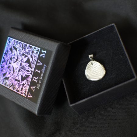 Handmade Sterling Silver Shell Pendant UK Hallmark