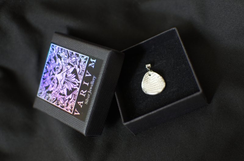Handmade Sterling Silver Shell Pendant UK Hallmark