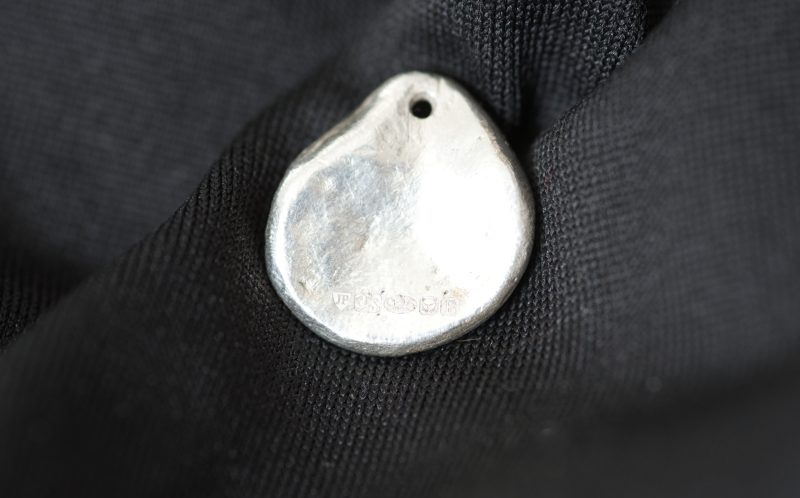 Handmade Sterling Silver Shell Pendant UK Hallmark