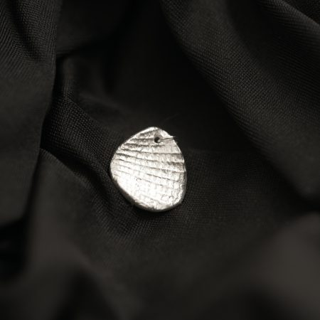Handmade Sterling Silver Shell Pendant UK Hallmark