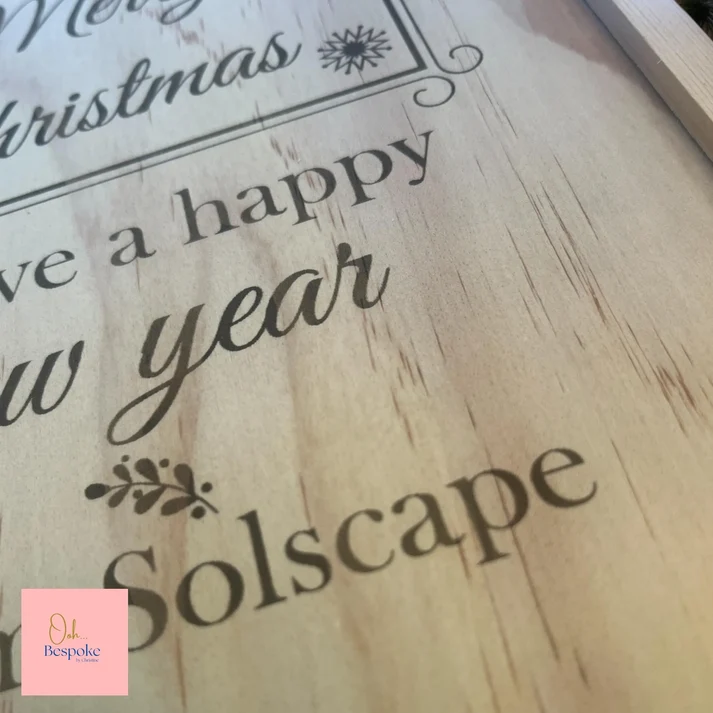 Personalised Wooden Wine Box – Custom 1, 2 or 3 Bottle Gift Box