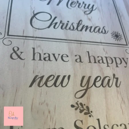 Personalised Wooden Wine Box – Custom 1, 2 or 3 Bottle Gift Box