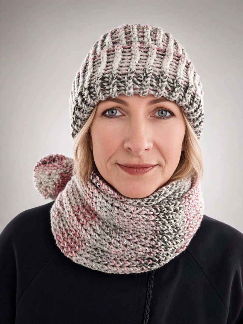 Sparkly Hat Scarf