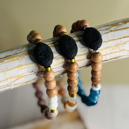 Handmade Essential Oil Diffuser Bracelet with Oils