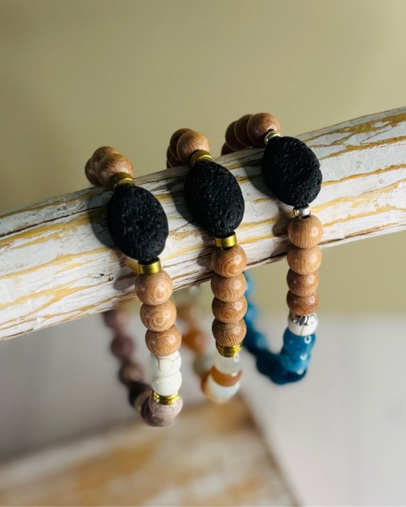 Handmade Essential Oil Diffuser Bracelet with Oils