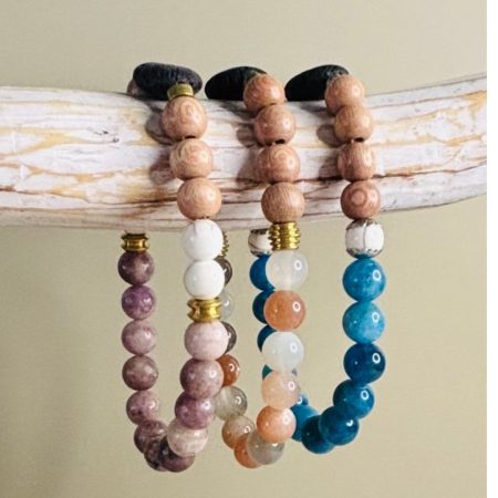 Handmade Essential Oil Diffuser Bracelet with Oils