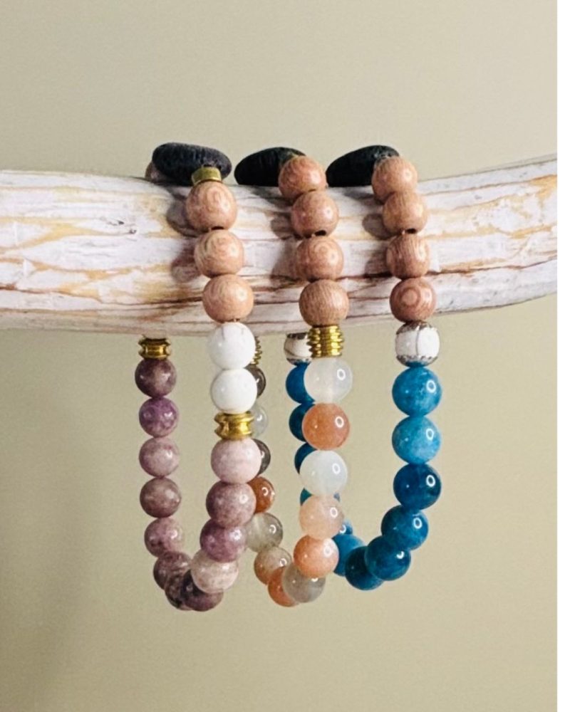 Handmade Essential Oil Diffuser Bracelet with Oils