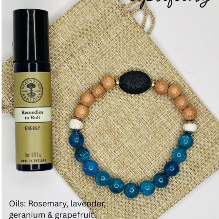 Handmade Essential Oil Diffuser Bracelet with Oils