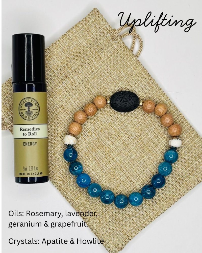 Handmade Essential Oil Diffuser Bracelet with Oils