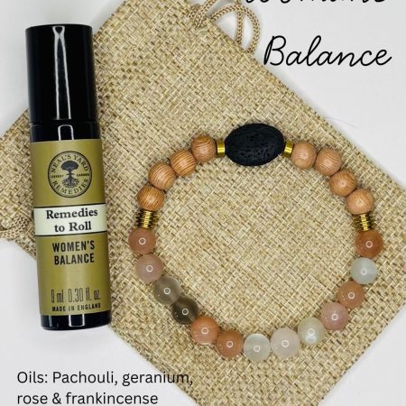 Handmade Essential Oil Diffuser Bracelet with Oils
