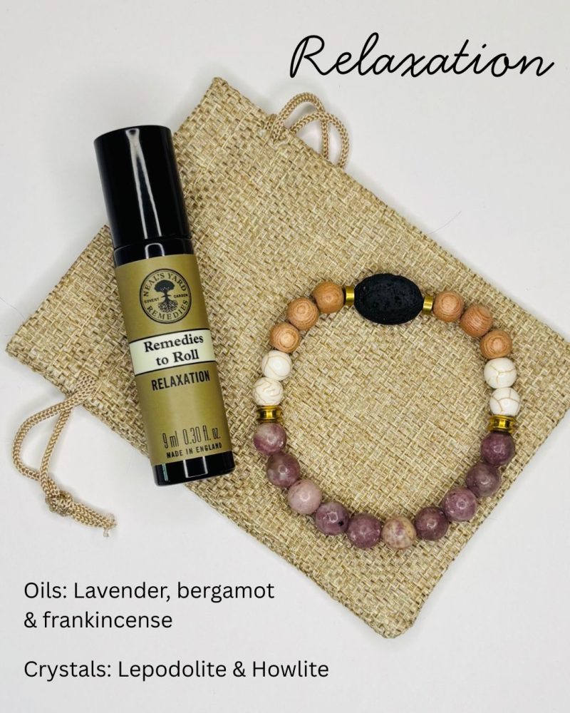 Handmade Essential Oil Diffuser Bracelet with Oils