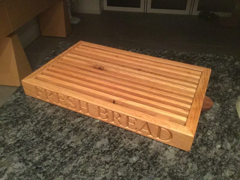 Customisable Crumb catcher Bread Board