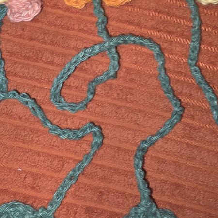 Hand Crocheted Flower Bookmark in Soft Cotton Yarn