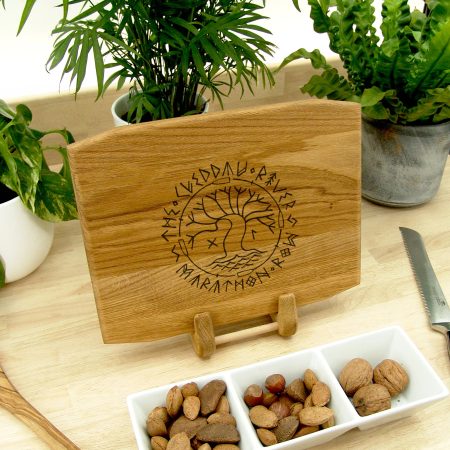 Personalised Oak 30cm Chopping Board - Engraved Logo / Text
