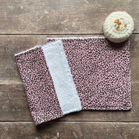 Leopard Print Face Cloths, Face Flannels, Face Wipes