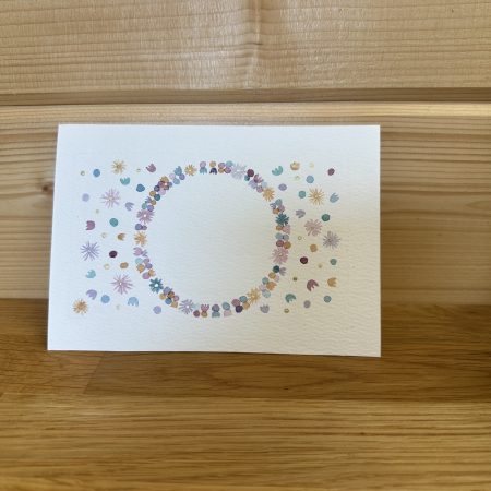 Dolly-mixture- themed Hand-Painted Watercolour miniature art and card