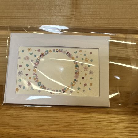 Dolly-mixture- themed Hand-Painted Watercolour miniature art and card
