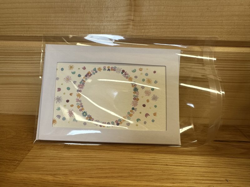 Dolly-mixture- themed Hand-Painted Watercolour miniature art and card