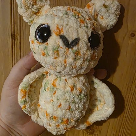 Handmade 8-Inch Plush Bat Soft Toy, UKCA Tested and Safe