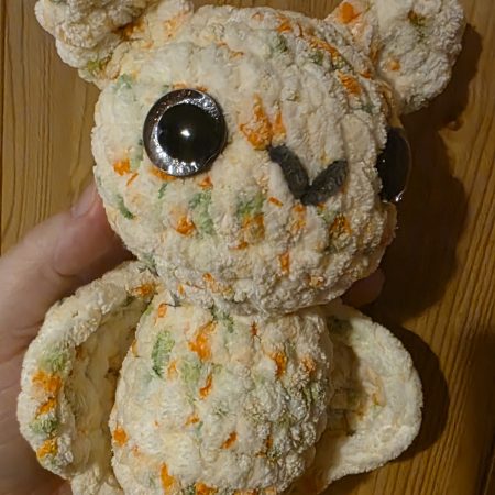 Handmade 8-Inch Plush Bat Soft Toy, UKCA Tested and Safe