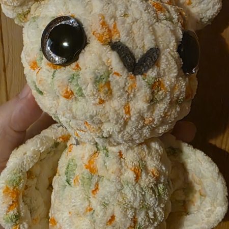 Handmade 8-Inch Plush Bat Soft Toy, UKCA Tested and Safe
