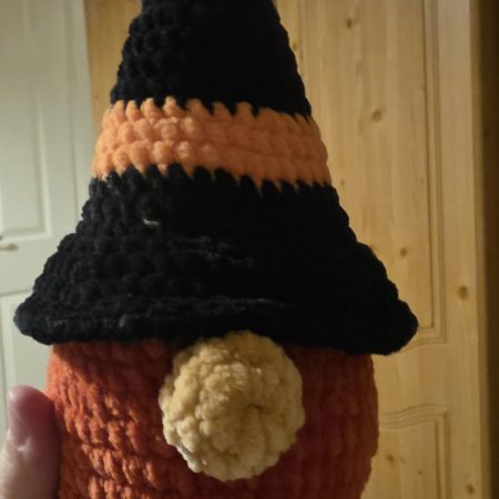 Handmade 14-Inch Crocheted Gonk Plush Soft Toy Decoration
