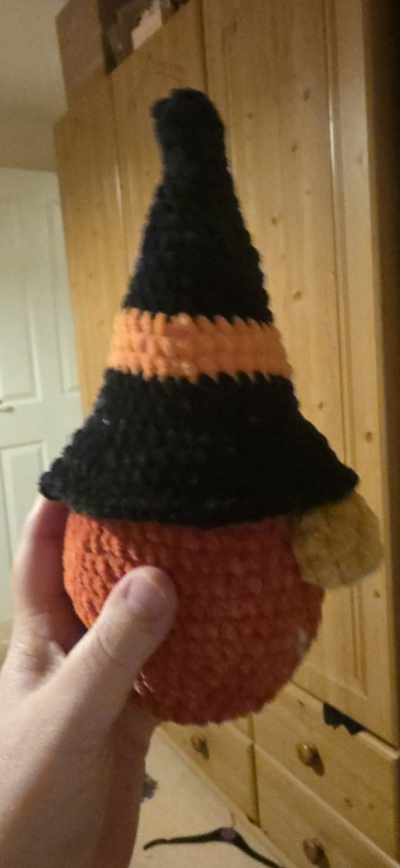 Handmade 14-Inch Crocheted Gonk Plush Soft Toy Decoration
