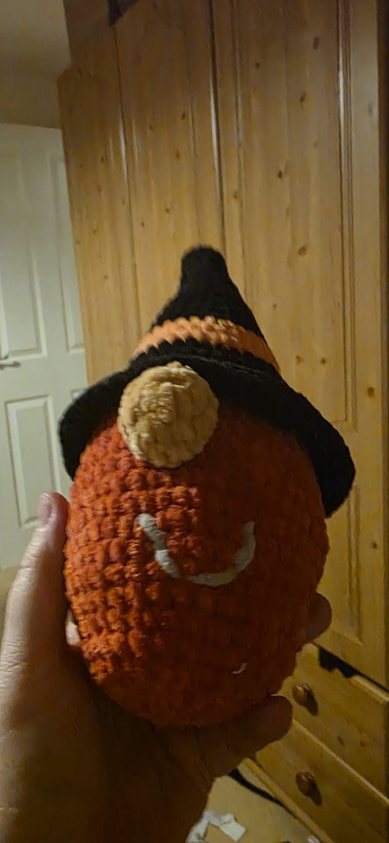 Handmade 14-Inch Crocheted Gonk Plush Soft Toy Decoration