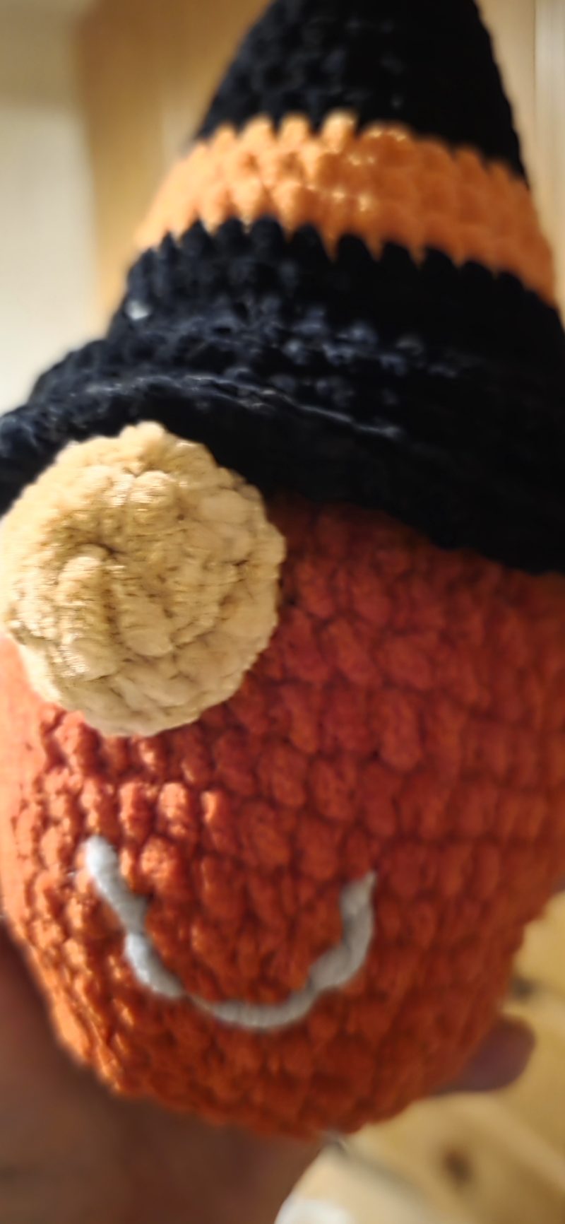 Handmade 14-Inch Crocheted Gonk Plush Soft Toy Decoration