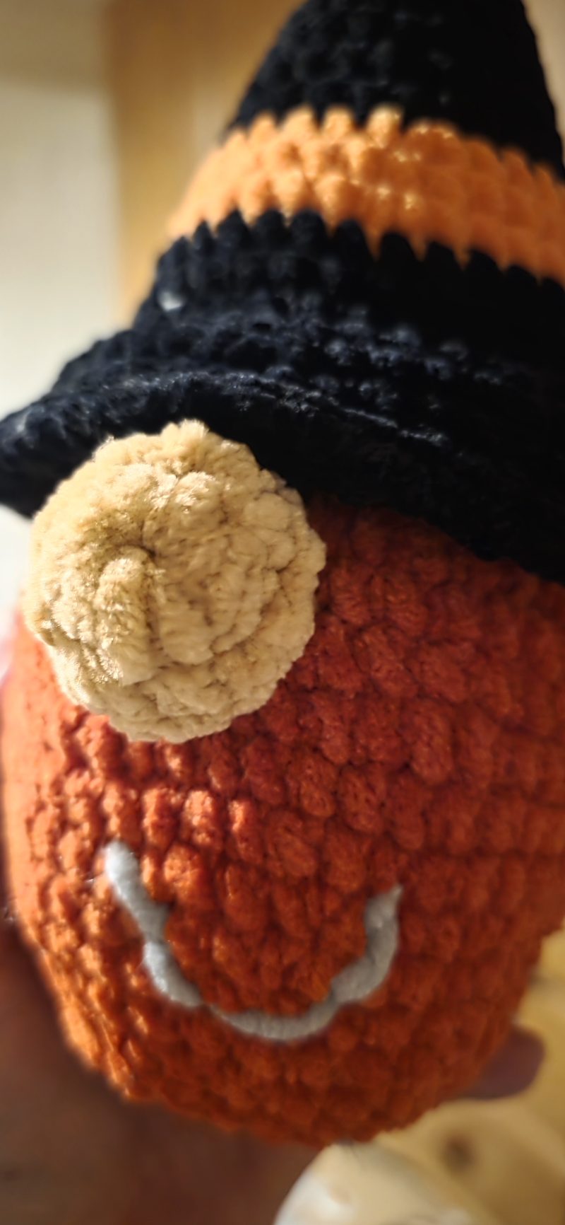 Handmade 14-Inch Crocheted Gonk Plush Soft Toy Decoration