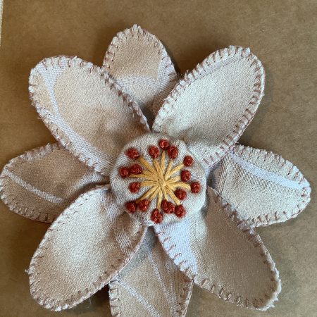 Hand made birthday card with attached fridge magnet