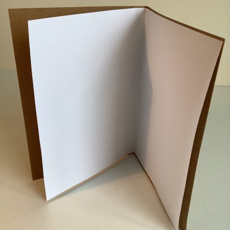 Hand made birthday card with attached fridge magnet