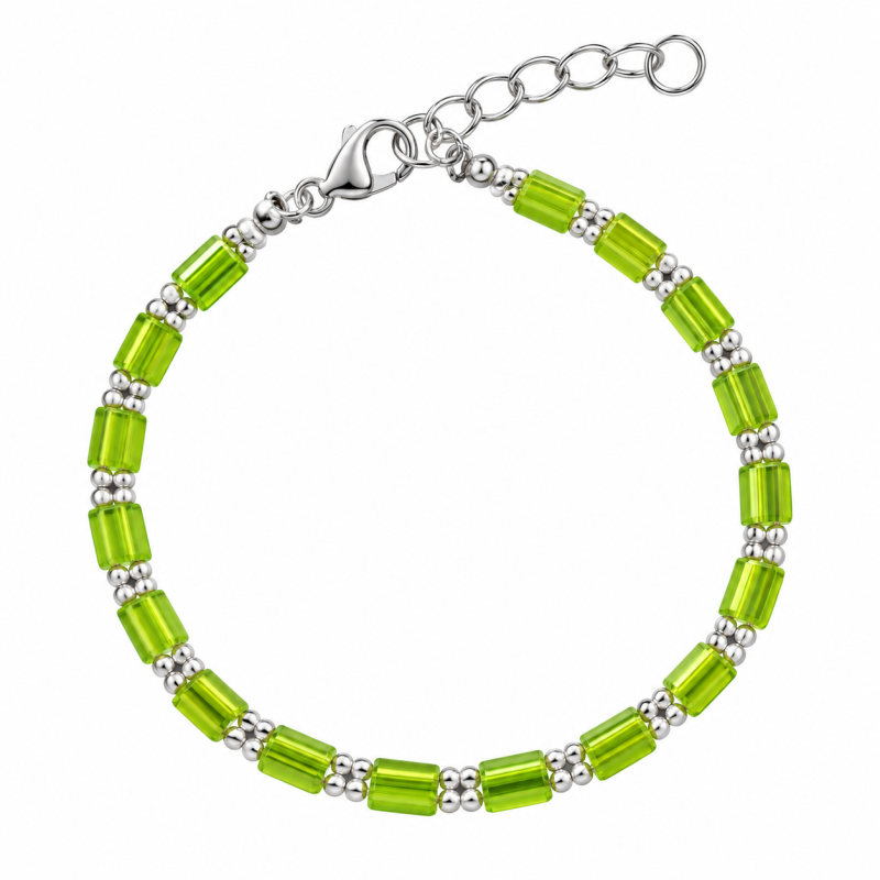 Handmade Miyuki Tila Bead Bracelet.