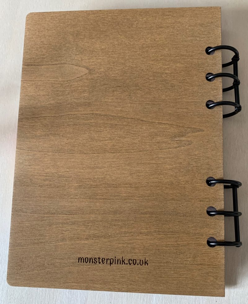 Dinosaur Wooden Notebook