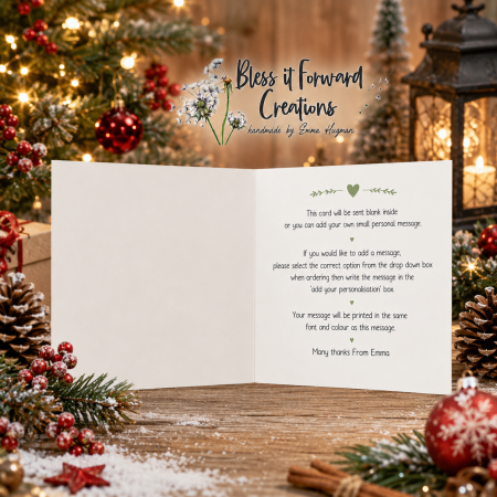 Personalised Christmas Card for Postal Worker
