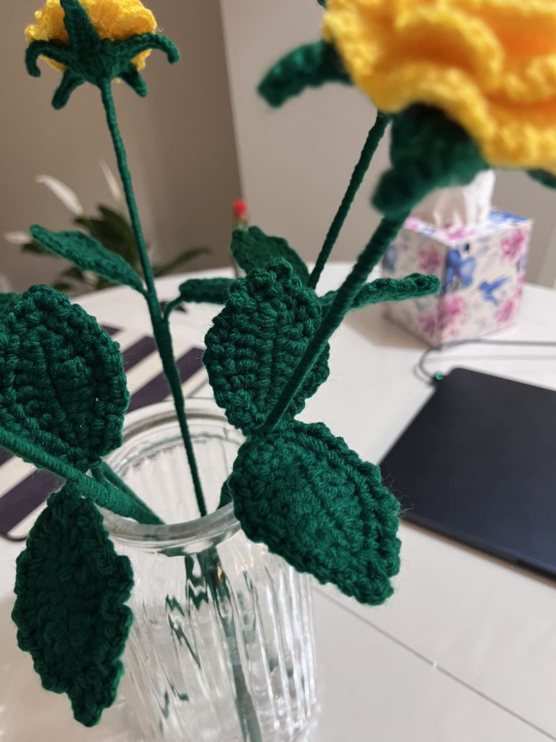 Handmade Crochet Roses