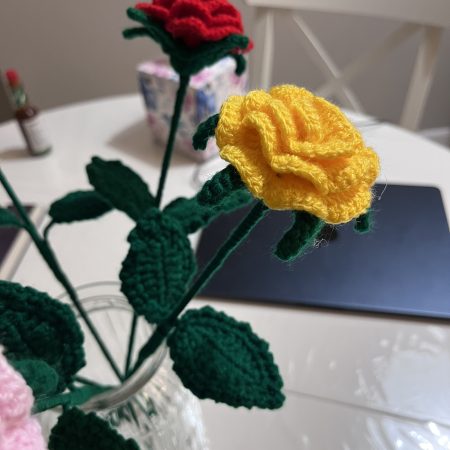 Handmade Crochet Roses